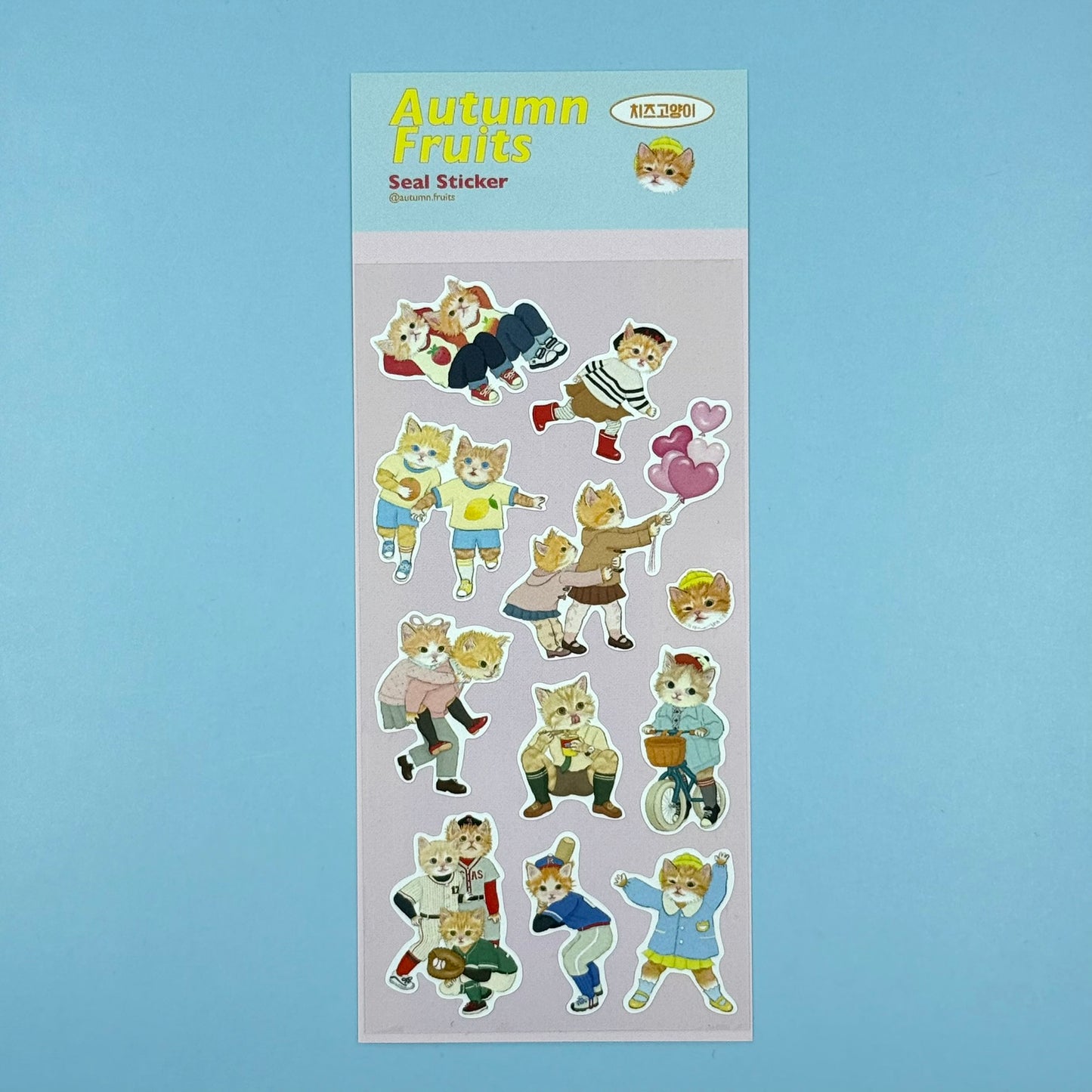 Autumn Fruits Seal Sticker Sheet 3