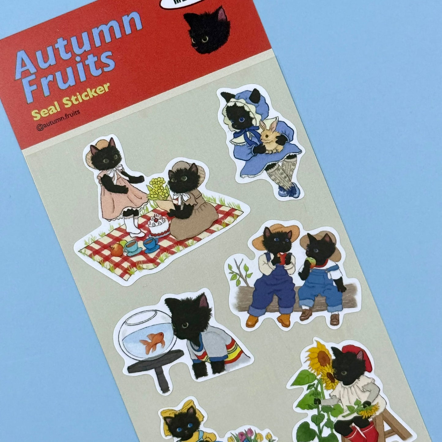 Autumn Fruit Seal Sticker Sheet 2