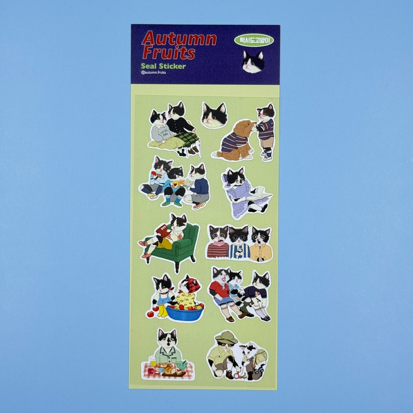 Autumn Fruit Seal Sticker Sheet 2
