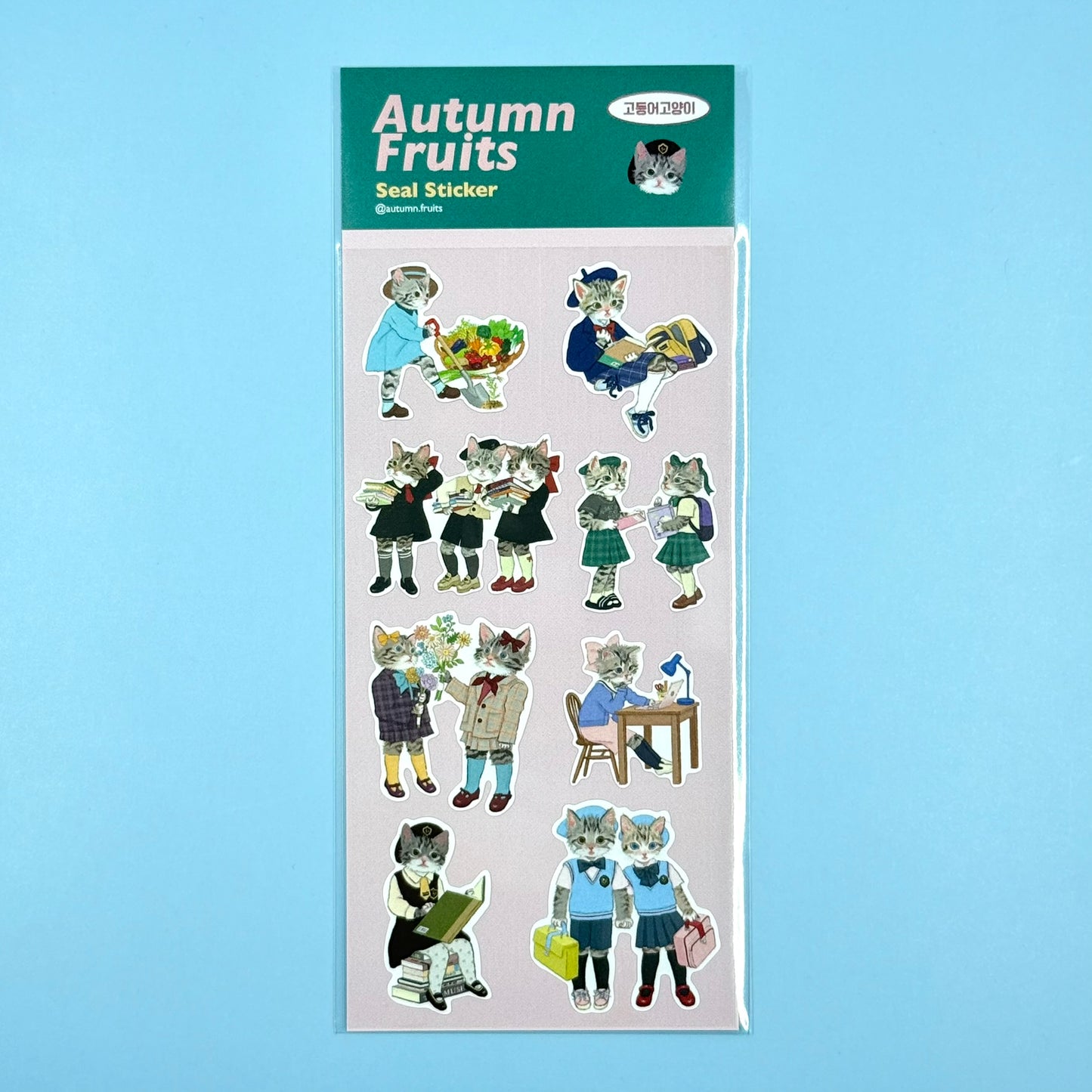 Autumn Fruits Seal Sticker Sheet 3