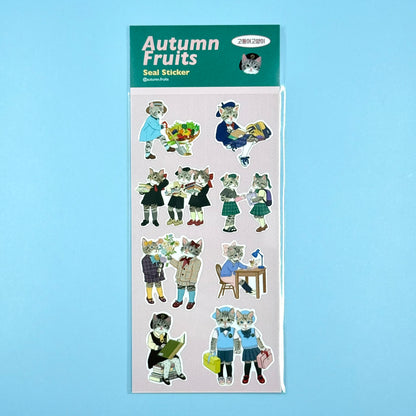 Autumn Fruits Seal Sticker Sheet 3