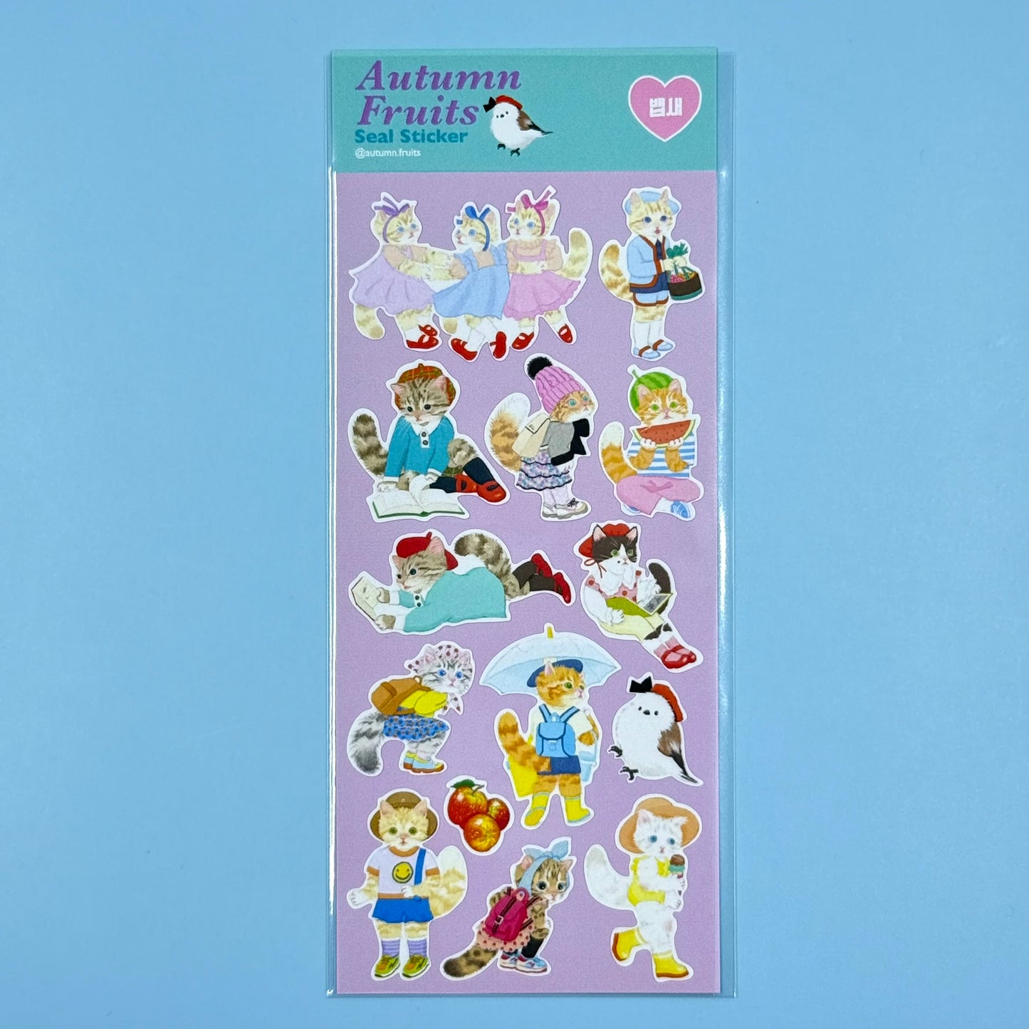 Autumn Fruits Seal Sticker Sheet 4