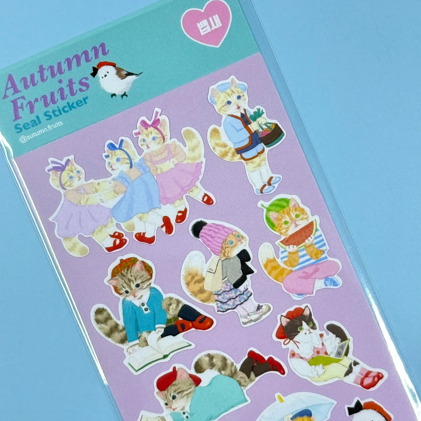 Autumn Fruits Seal Sticker Sheet 4