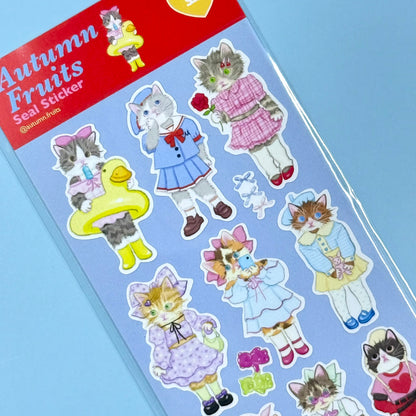 Autumn Fruits Seal Sticker Sheet 5