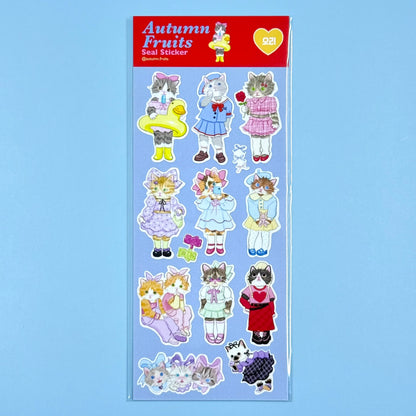 Autumn Fruits Seal Sticker Sheet 5