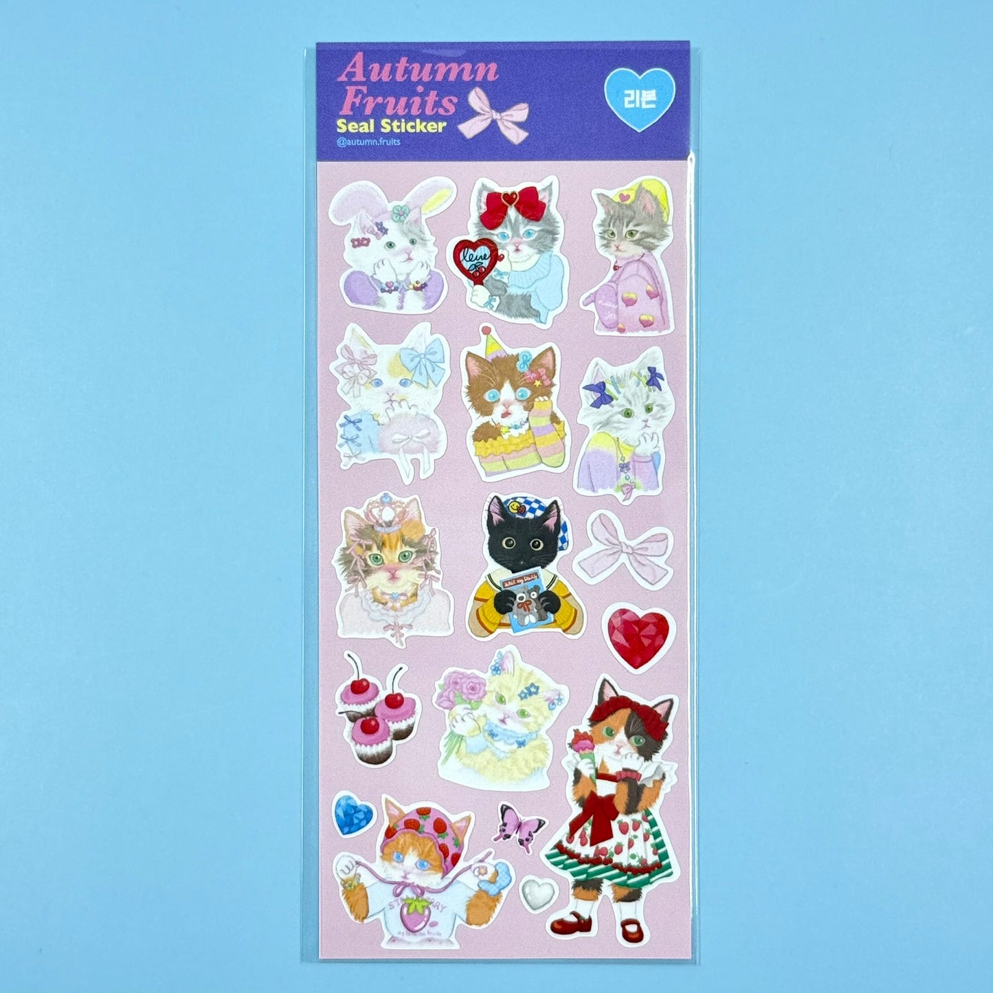 Autumn Fruits Seal Sticker Sheet 1