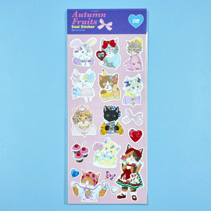 Autumn Fruits Seal Sticker Sheet 1