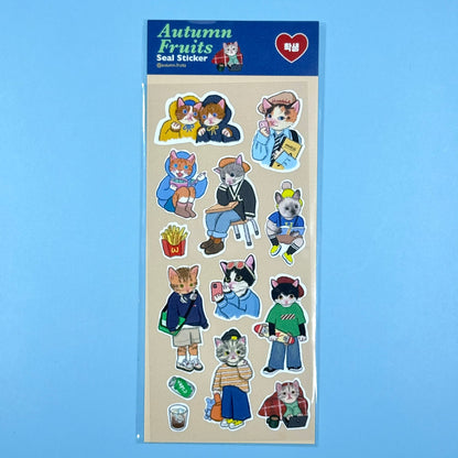 Autumn Fruits Seal Sticker Sheet 4