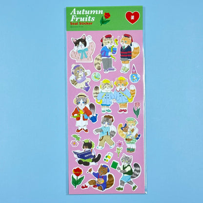 Autumn Fruits Seal Sticker Sheet 5