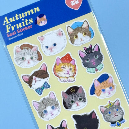Autumn Fruits Seal Sticker Sheet 5
