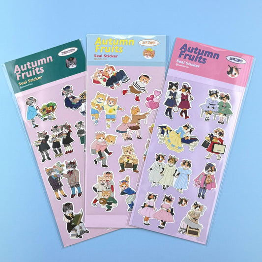 Autumn Fruits Seal Sticker Sheet 3