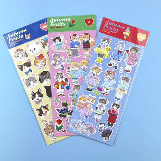 Autumn Fruits Seal Sticker Sheet 5