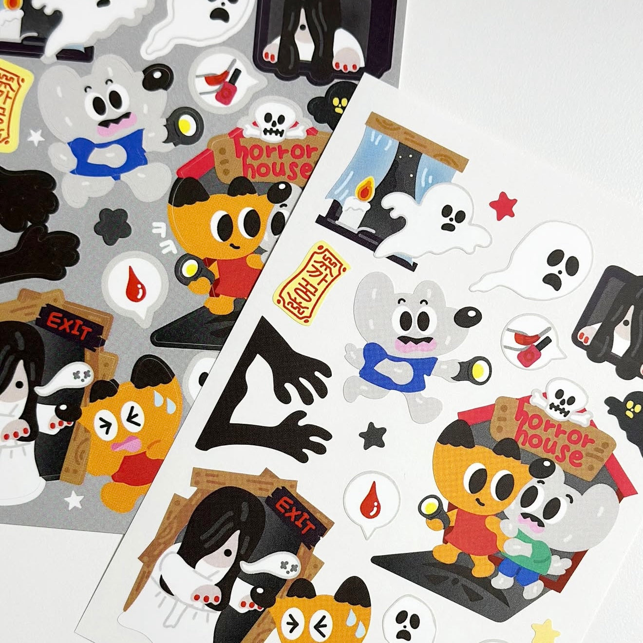 Honeywool Horror House Sticker Sheet - Dandy Mail