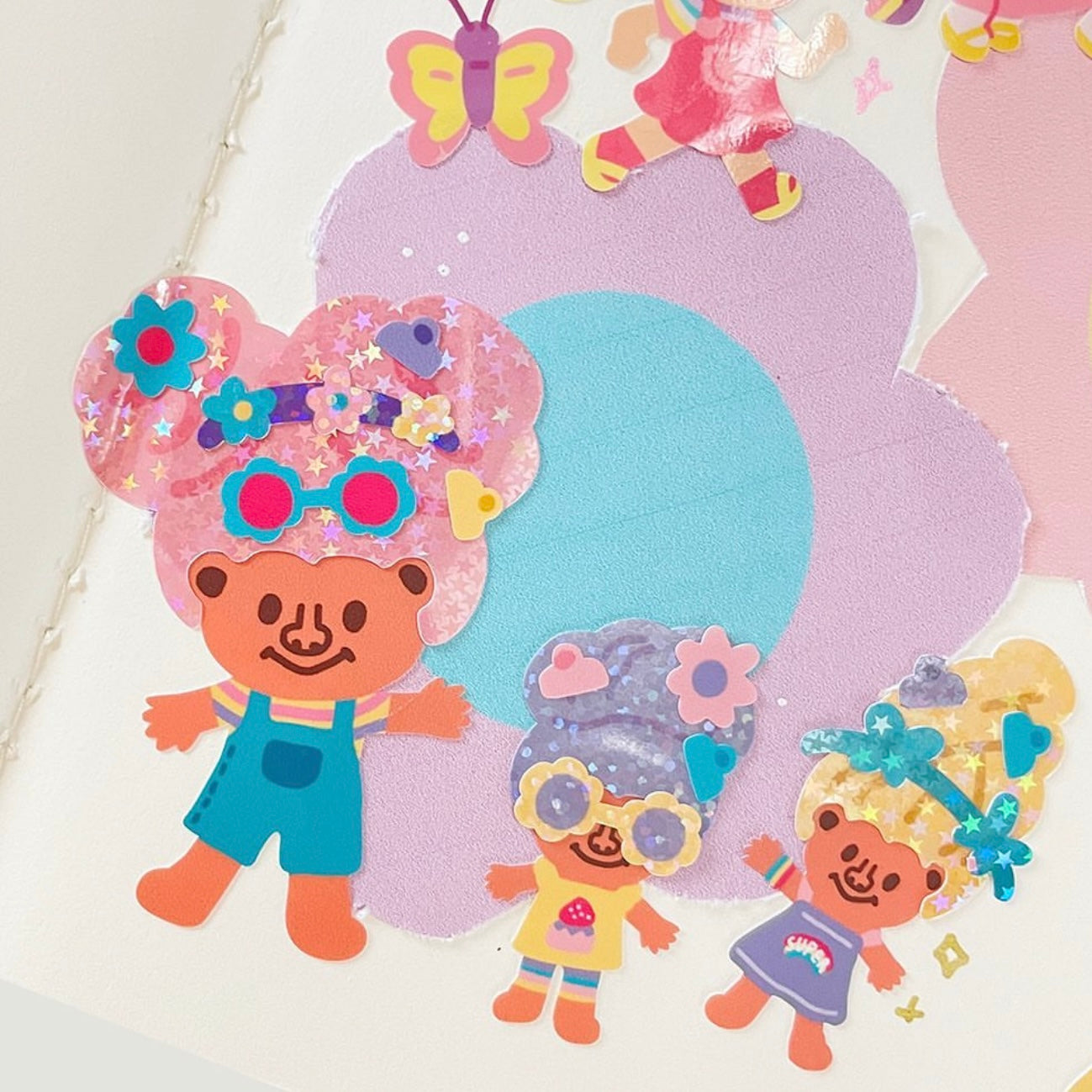 Dinga Mart Wig Troll Sticker Pack