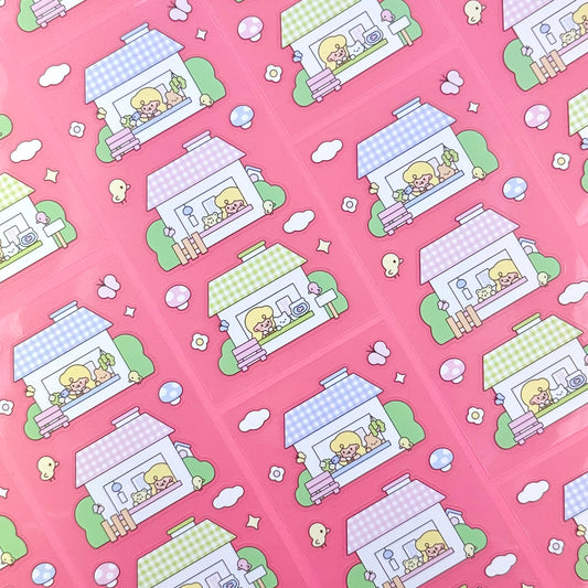 Coron Happy Houses Sticker Sheet