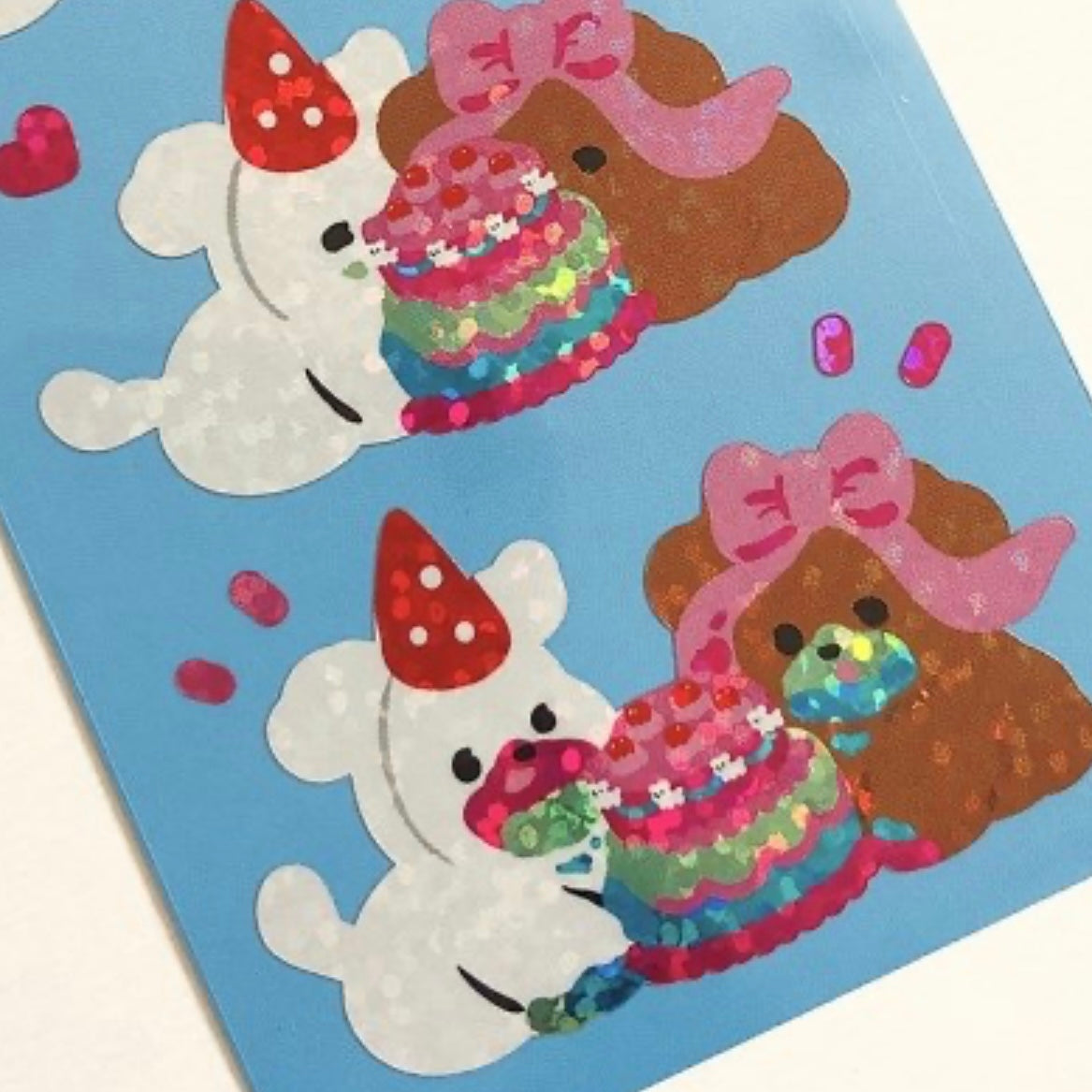Pureureum Design Birthday Cake Sticker Sheet - Dandy Mail
