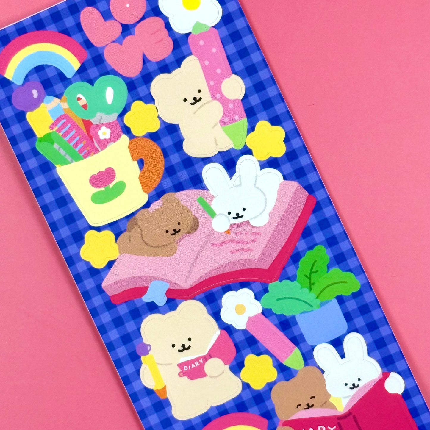 Roomroom Diary Fun Sticker Sheet - Dandy Mail