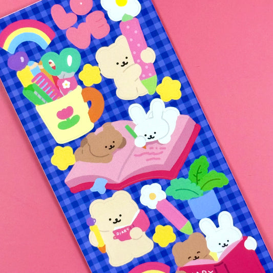 Roomroom Diary Fun Sticker Sheet - Dandy Mail