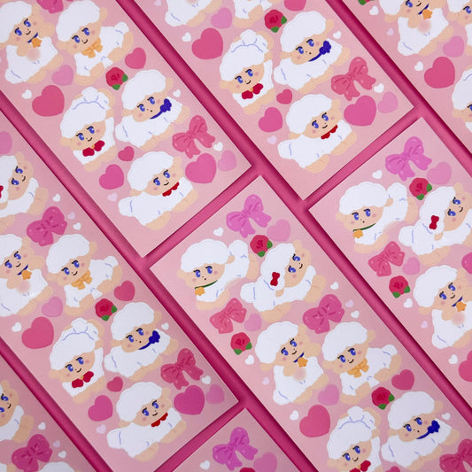 Oh Zakka Happy Sheep Sticker Sheet