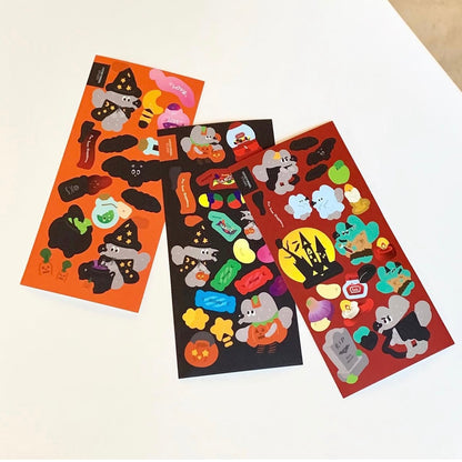 Honeywool Woolfy Halloween Sticker Sheets 2