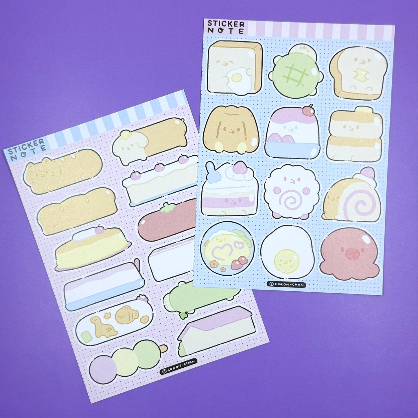 Coron Memo Sticker Sheet