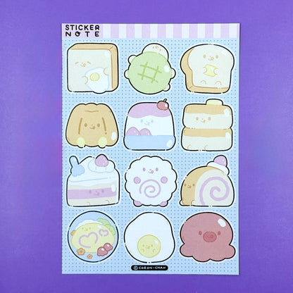 Coron Memo Sticker Sheet