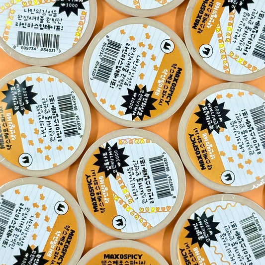 Max0Spicy Orange Mystery Washi Tape Roll