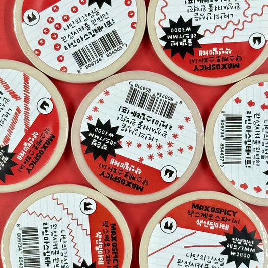 Max0Spicy Red Mystery Washi Tape Roll