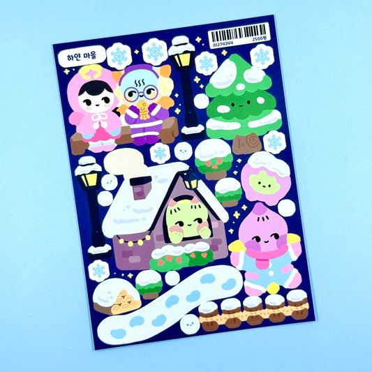 Jiok Winter Walk Sticker Sheet