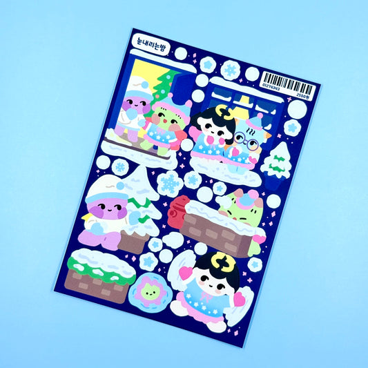 Jiok Snow Angel Sticker Sheet