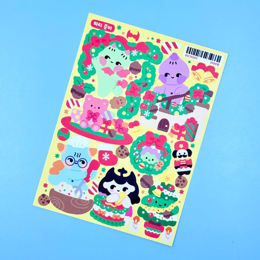 Jiok Christmas Eve Sticker Sheet