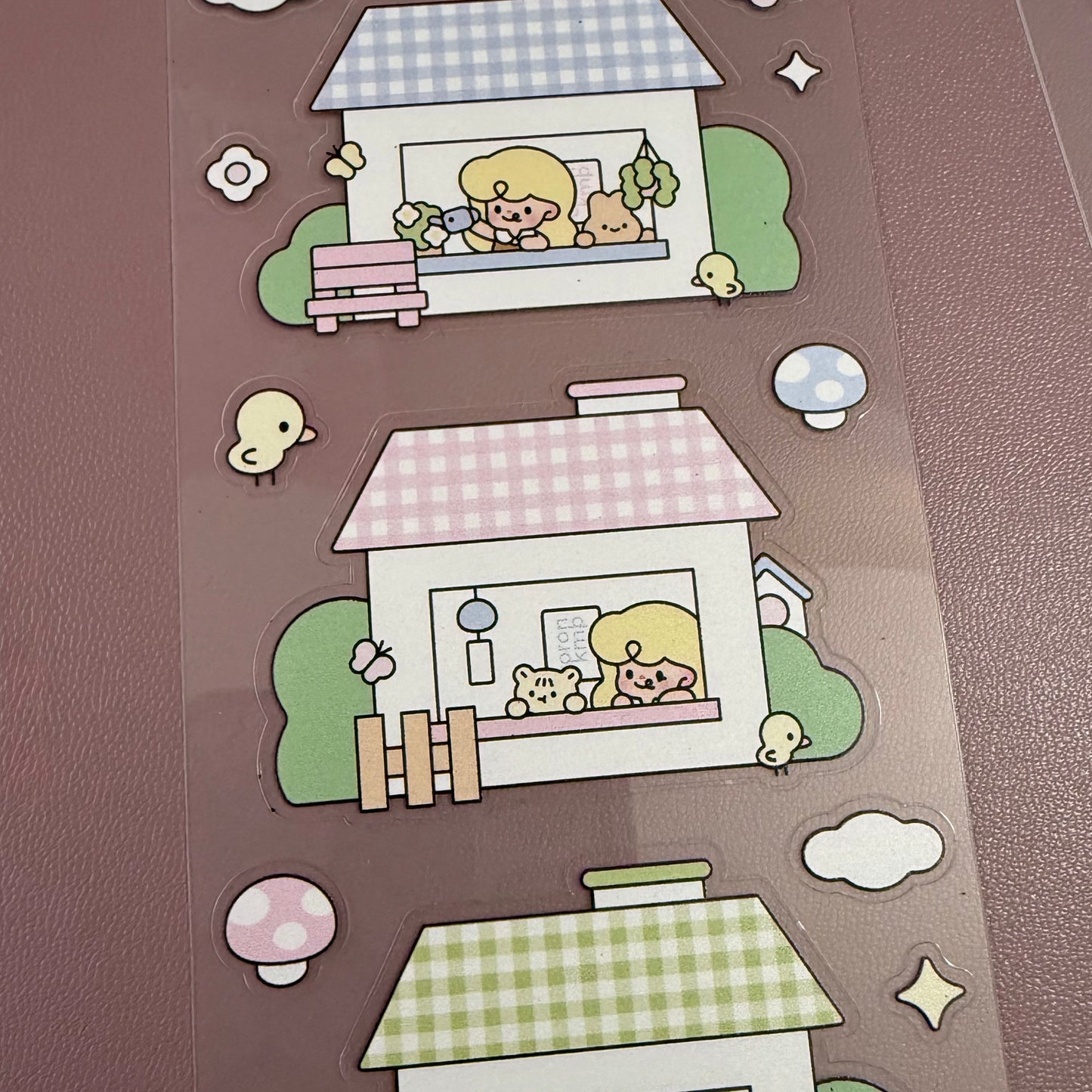 Coron Happy Houses Sticker Sheet