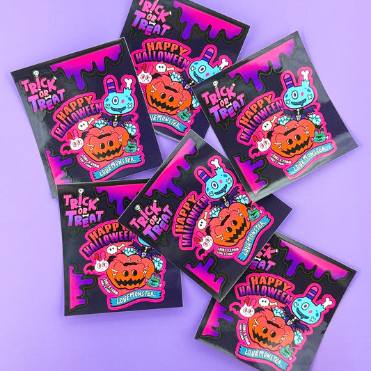 Leenahoo Happy Love Monster Sticker Sheet