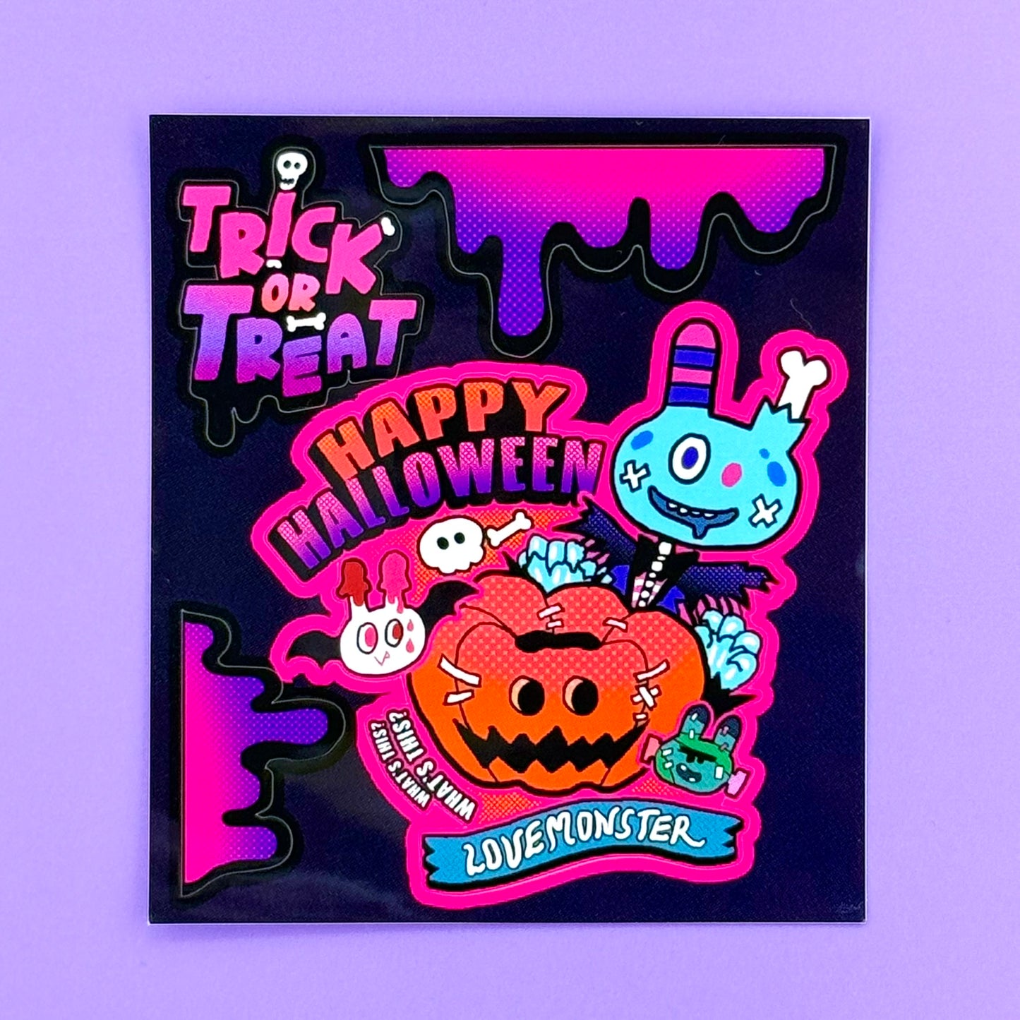 Leenahoo Happy Love Monster Sticker Sheet