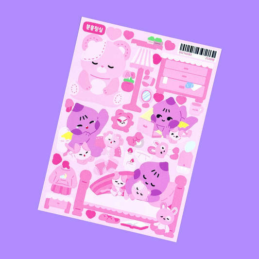 Jiok Girly Room Sticker Sheet