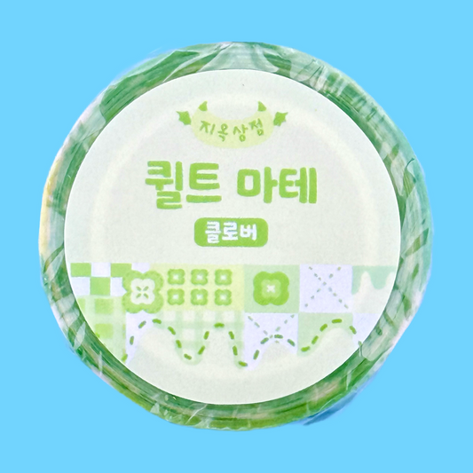 Jiok Dripping Plaid Die-cut Washi Tape