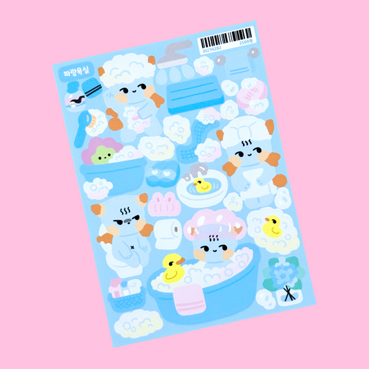 Jiok Bath Time Sticker Sheet