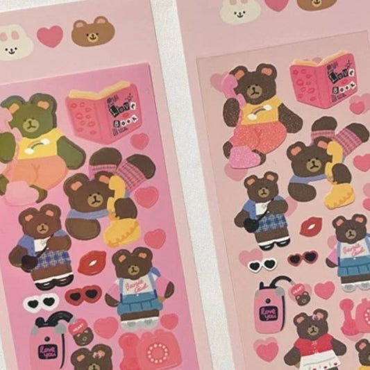 Oh Zakka Burn Book Sticker Sheet