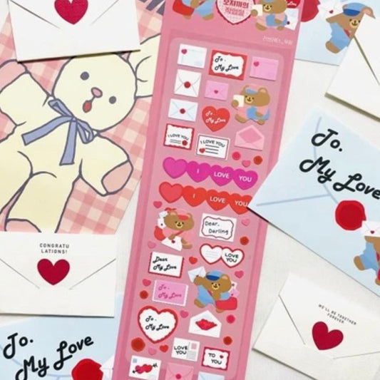 Oh Zakka Dear Darling Sticker Sheet