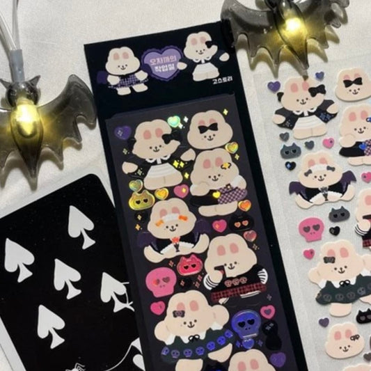 Oh Zakka Goth Girl Sticker Sheet