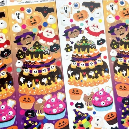 Oh Zakka Halloween Bakery Sticker Sheet