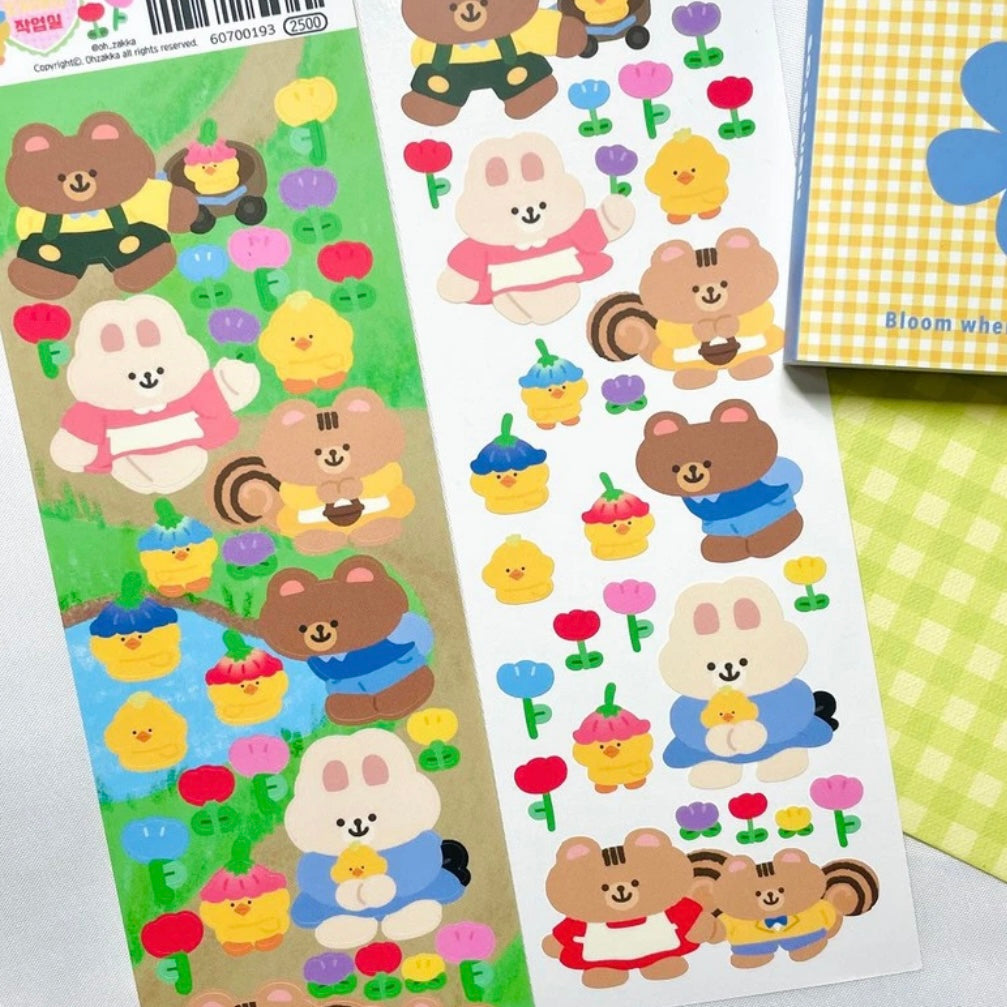 Oh Zakka Spring Walk Sticker Sheet