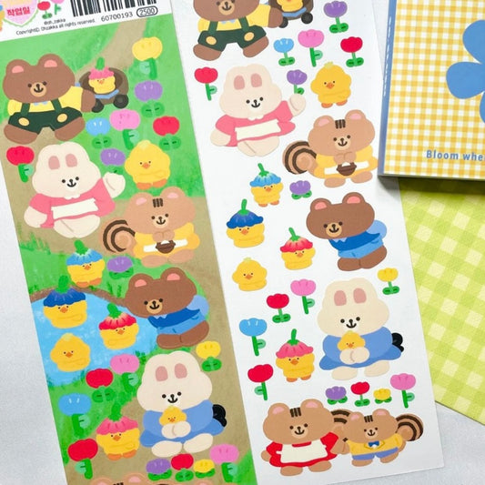 Oh Zakka Spring Walk Sticker Sheet