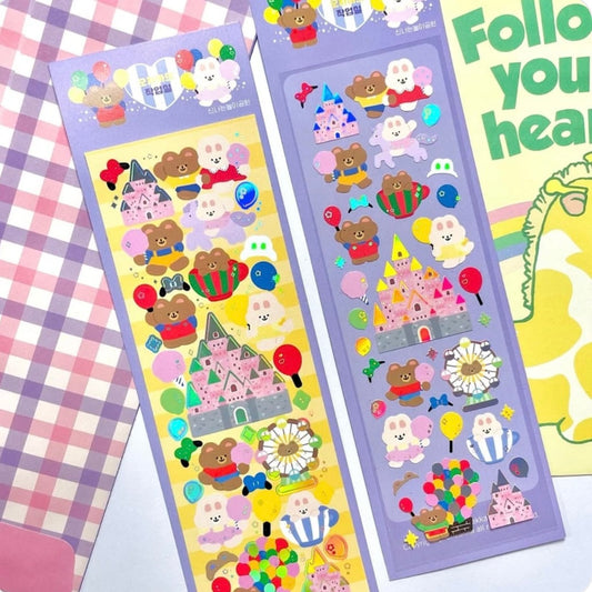 Oh Zakka Amusement Park Sticker Sheet