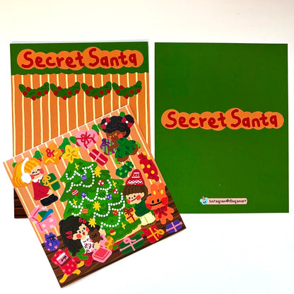 Dinga Mart Secret Santa Sticker Sheet - Dandy Mail