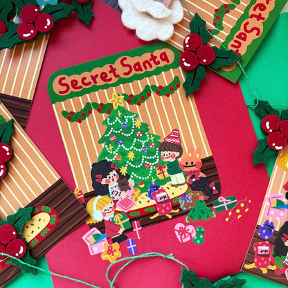 Dinga Mart Secret Santa Sticker Sheet - Dandy Mail