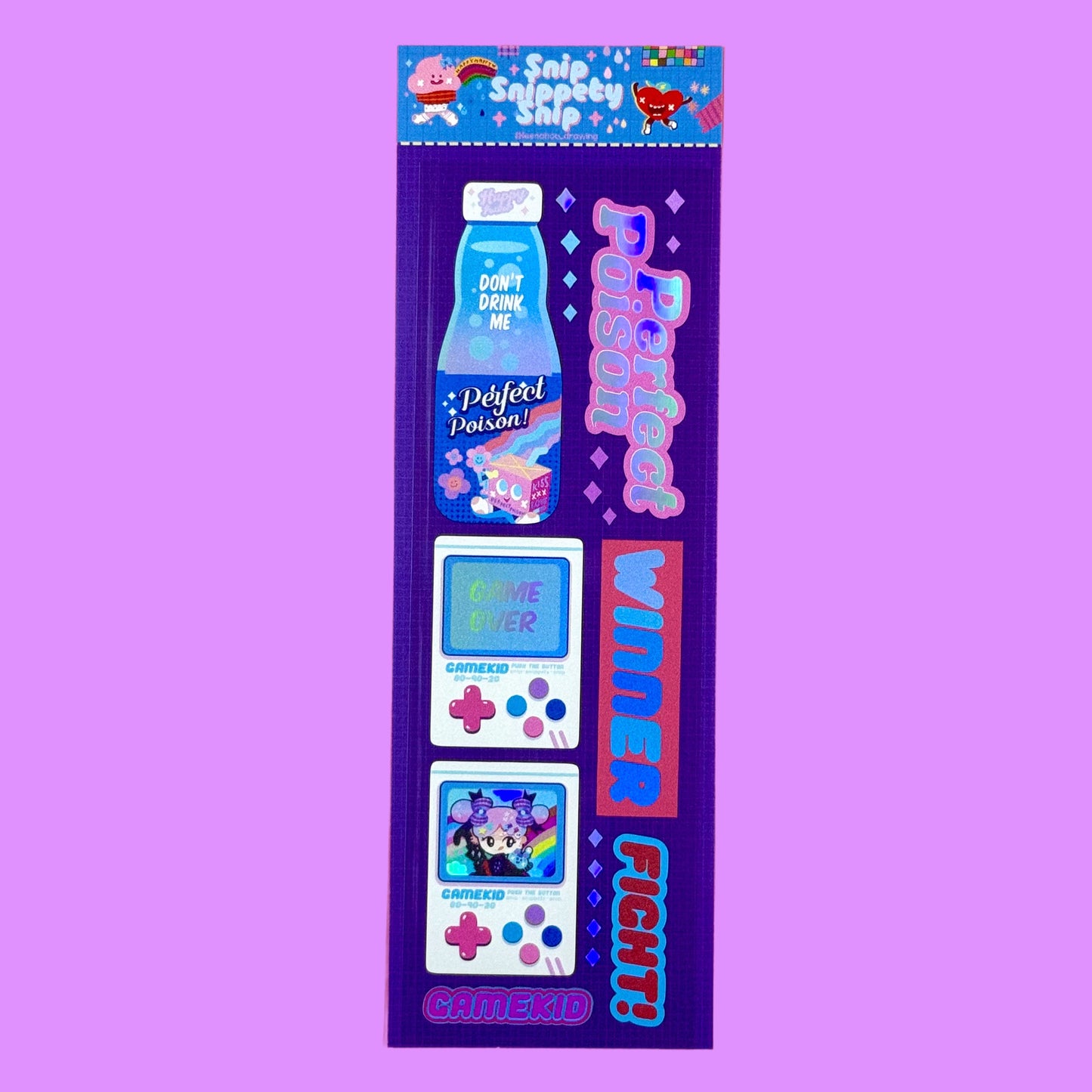 Leenahoo Game Kid Sticker Sheet - Dandy Mail