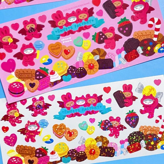 Orchid Studio Sweets Factory Sticker Sheet