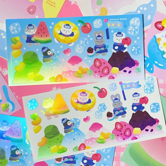 Orchid Studio Bingsu Sticker Sheet