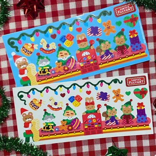 Orchid Studio Santa's Factory Sticker Sheet